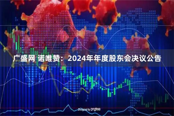 广盛网 诺唯赞：2024年年度股东会决议公告